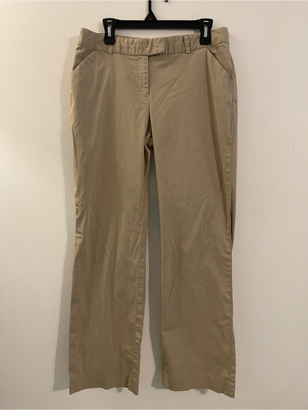 Alfani Womem's Tan Straight-Leg Chino Pants